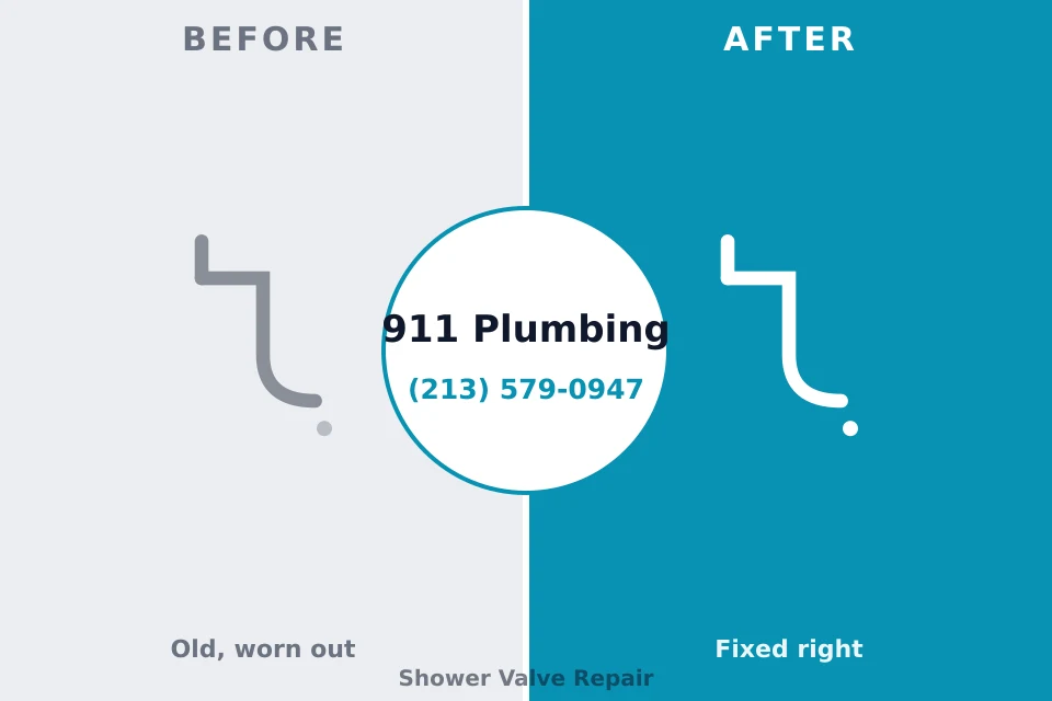 Before and after: plumbing repair Mattawa, WA